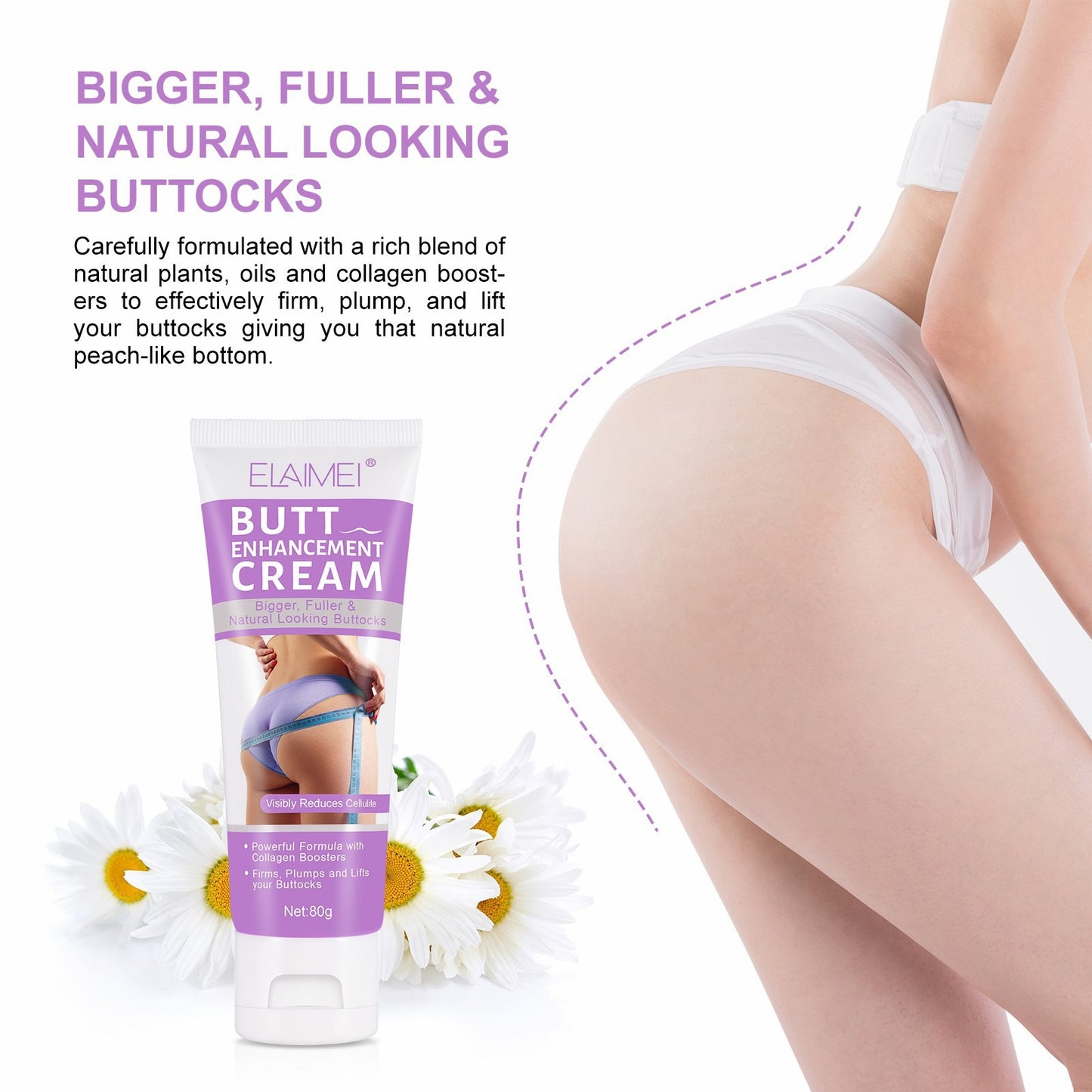 Buttocks enlargement cream improves buttocks sagging, lifts, tightens, moisturizes buttocks, buttocks enlargement cream