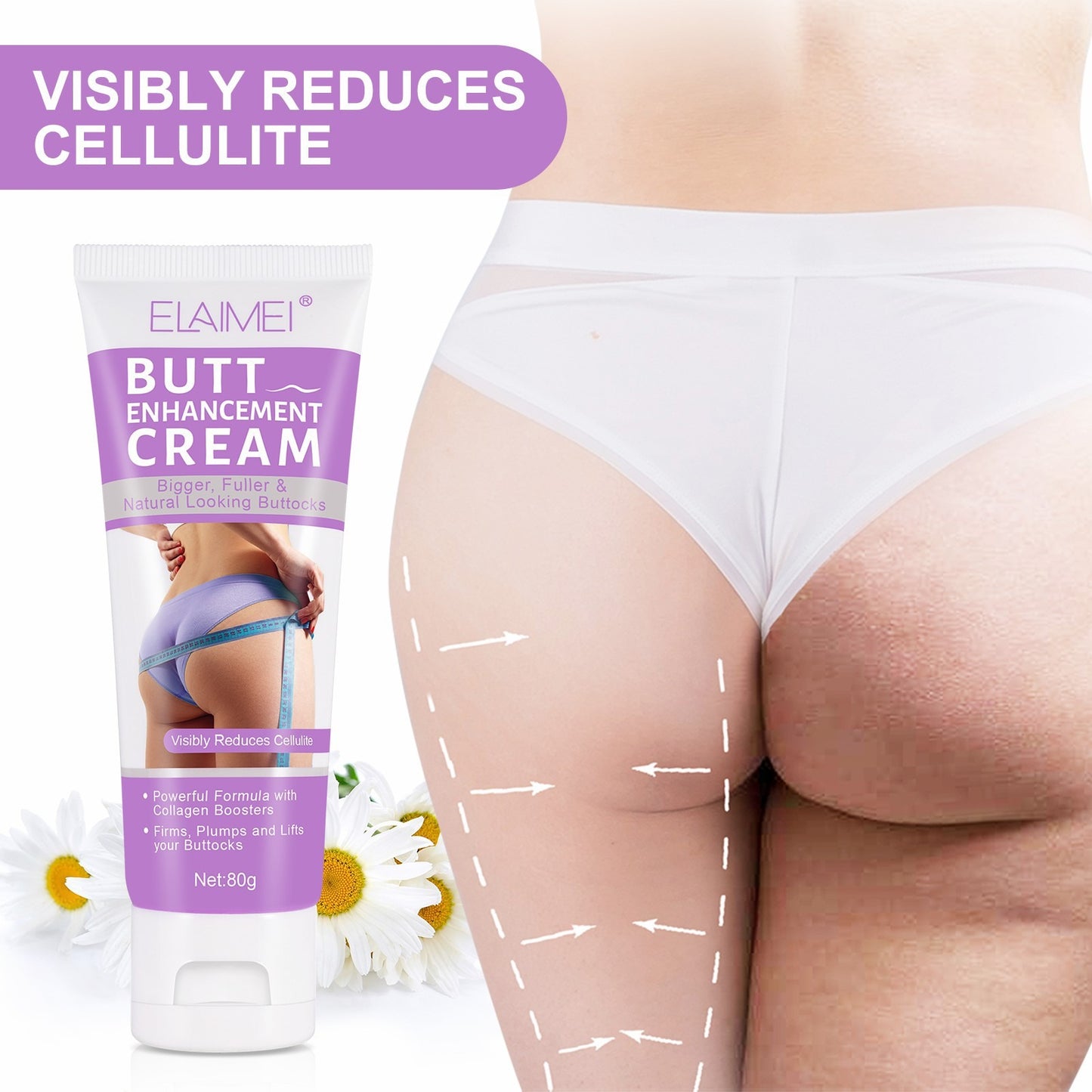 Buttocks enlargement cream improves buttocks sagging, lifts, tightens, moisturizes buttocks, buttocks enlargement cream